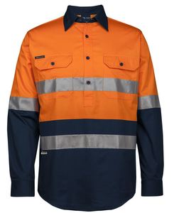 Hi Vis (D+N) Close Front 150g Work Shirt