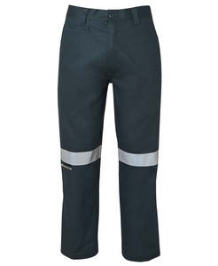 Workwear Shorts: Mercerised Work Trouser with Reflective Tape