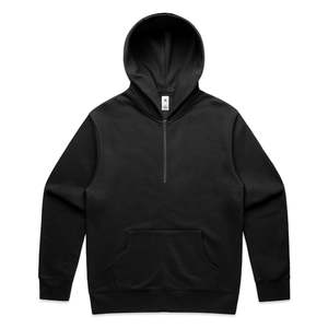 Mens: Mens Relax Half Zip Hood