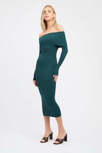 The Lola Collection: Lola Fold-Down Midi Dress
