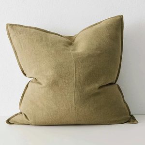 Weave: Como Linen Cushion - Clay (50cm)