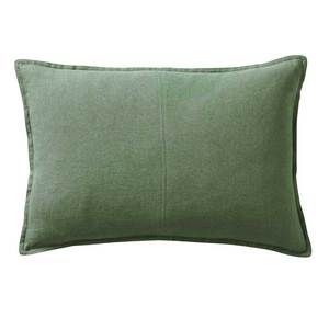 Weave: Como Lumbar Linen Cushion - Juniper