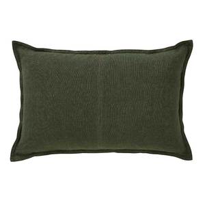 Weave: Como Lumbar Linen Cushion - Khaki