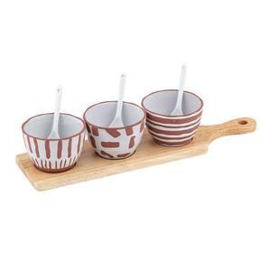 Davis Waddell: Zambia Serving Set & Paddle (7pc)