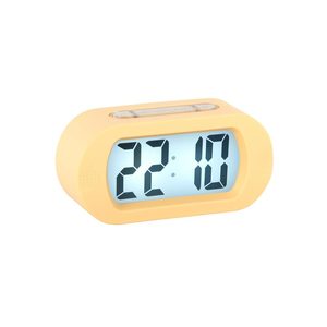 Gummy Digital Alarm Clock - Soft Yellow