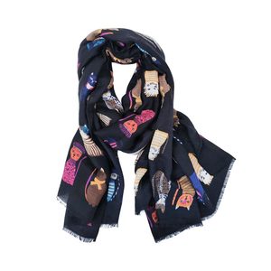 Urban: Cappy Cat Scarf - Midnight