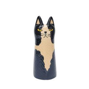 Urban: Black Cat Vase (15.5cm)