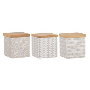 Ladelle: Orion White Canister Set (3pc)