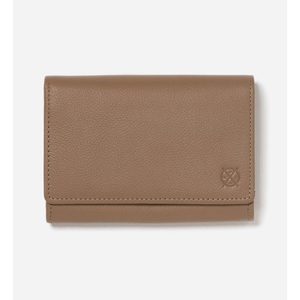 Women's Leather Ellie Wallet - Oak