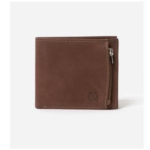 Stitch Hide: Mens Leather Fred Wallet - Brown