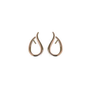 Sterling: Flame Rose Gold Earrings NZ