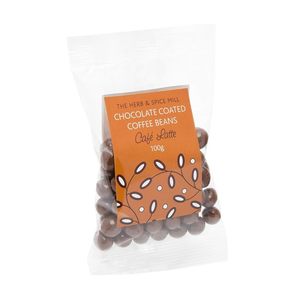Novelty Candy: Chocolate Coated Coffee Beans - Cafe Latte