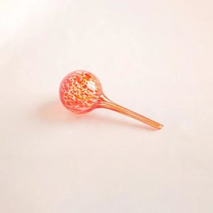Glass Plant Watering Globe - Small Fire