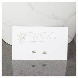 Twigg: Mt Aspiring Silver Stud Earrings