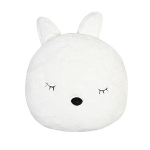 Sleepy Mouse Cushion - White
