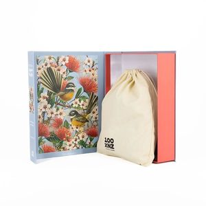 100 New Zealand: NZ Native Flowers & Fantails Jigsaw Puzzle (1000pc)