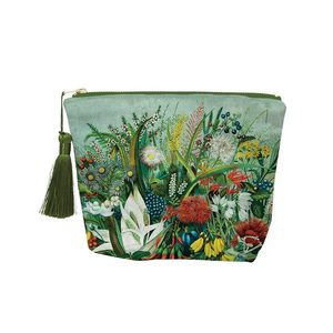 100 New Zealand: NZ Native Flowers Velvet Cosmetics Bag