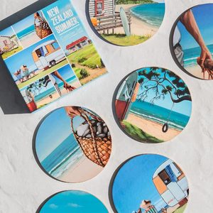 100 New Zealand: Graham Young NZ Summer Coaster Set (6pc)