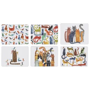 Quirky Cats Placemat Set/6
