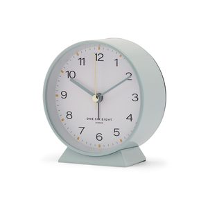 One Six Eight: Hayley Alarm Clock with Light - Sage Green