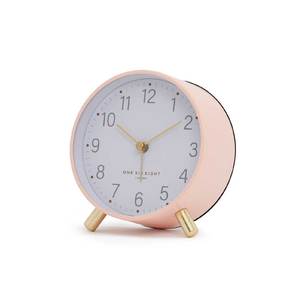 One Six Eight: Maisie Alarm Clock with Light - Blush