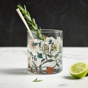 Outdoor Bbq Gifts: Botswana Botanical Glass (Single)