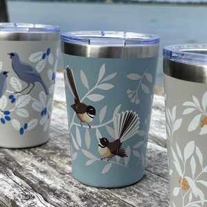 Stainless Steel Travel Coffee Cup - Fantail
