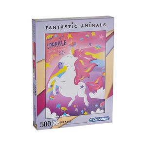 Unicorns: Fantastic Animals Jigsaw Puzzle - Unicorn (500pc)