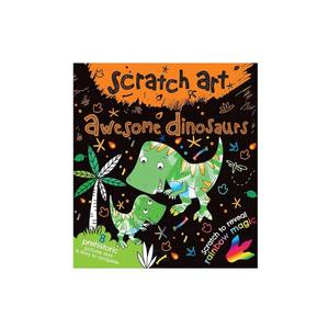 Dinosaurs: Scratch Art - Awesome Dinosaurs