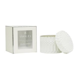 Candles Bogo: Cut Glass Luxury Candle - Tahitian Vanilla & Wild Fig