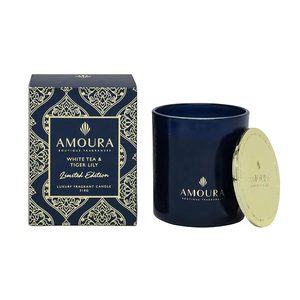 Luxury Fragrant Candle - White Tea & Tiger Lily
