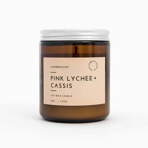 Lantern Cove: Glo Candle - Pink Lychee & Cassis