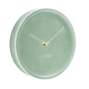 Lush Velvet Wall Clock - Grayed Jade (30cm)