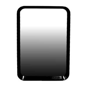 Jumble Sale: Black Wood Mirror (90cm)