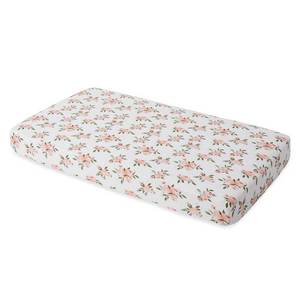 Cotton Muslin Fitted Cot Sheet – Watercolour Roses