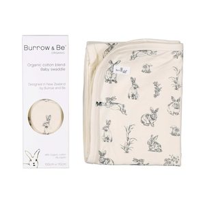 Baby Swaddles Wraps: Organic Cotton Baby Wrap - Almond Burrowers
