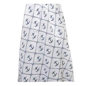 Baby Swaddles Wraps: Navy Anchor Muslin Wrap