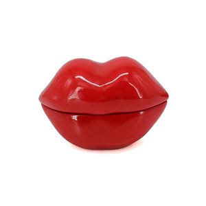 Hot Lips Resin Box - Red