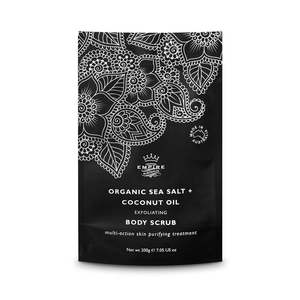 Organic Sea Salt & Coconut Oil Body Scrub (200g)