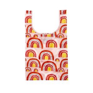 Its All Rainbows: Eco Recycled Foldable Tote Bag - Rainbows