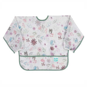 Bumkins: Waterproof Sleeved Bib - Floral