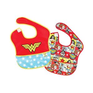 Bumkins: Waterproof SuperBib - Wonder Woman (2pk)
