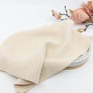 Ecovask: Organic Cotton Face Cloths (2pk) - Marshmallow