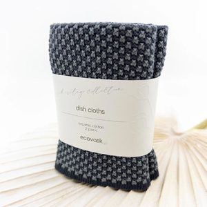 Ecovask: Heritage Organic Cotton Dish Cloths (2pk) - Fiordland