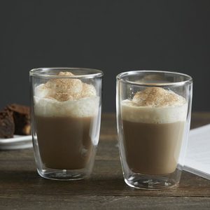 Leaf Bean: Double Wall Glass Set/2 (280ml)