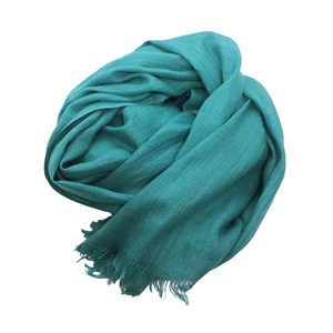 Davis Lester: Soft Bamboo Scarf – Turkish Blue