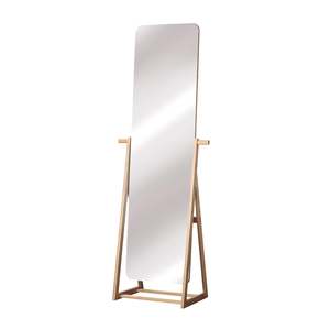 Rattan Seagrass Bamboo: Freestanding Bamboo Mirror