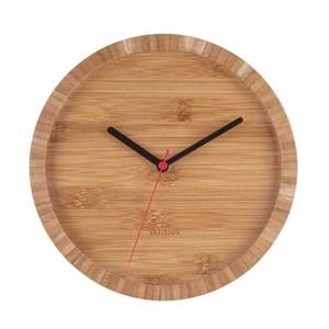 Rattan Seagrass Bamboo: Tom Bamboo Wall Clock (26cm)