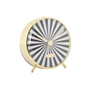 Stripes: Candy Swirl Alarm Clock - Black