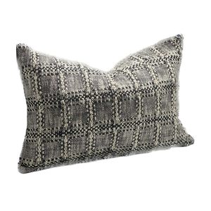 Cotton Cushion Cover - Woven Black